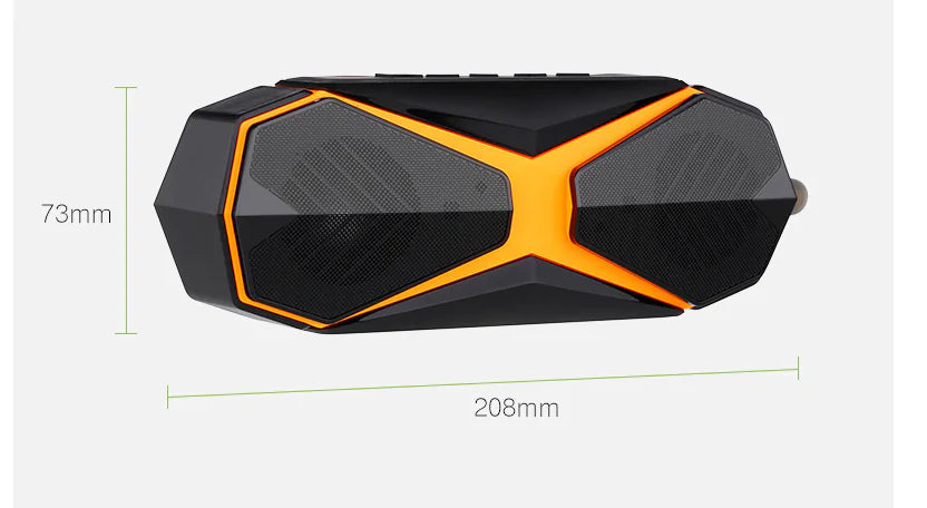 Waterproof Bluetooth Outdoor Speaker, IPX7 Mini Bass Box