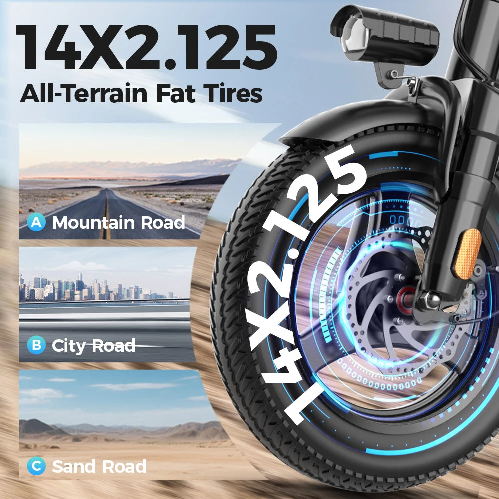 TOOFLY Folding Electric City Bike 250W – EU Warehouse E-Bike