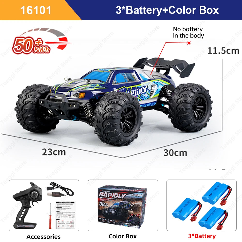 Teeggi 16101 PRO 1:16 70KM/H 4WD RC Monster Truck