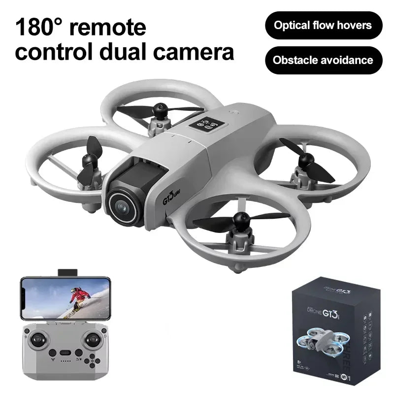 2026 DWI GT3 Mini RC Drone 8K GPS Camera with LED Lights