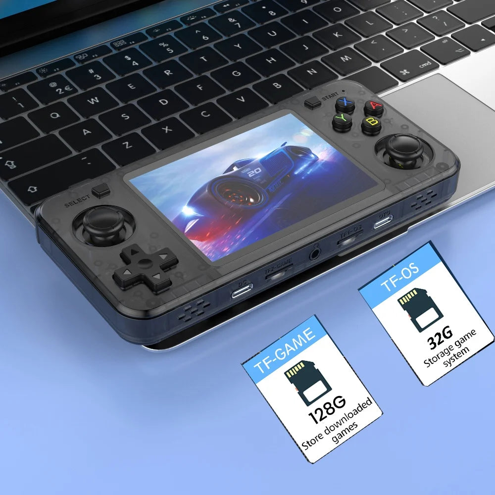 R36H Retro Handheld Console 3.5" IPS Screen 64GB Linux