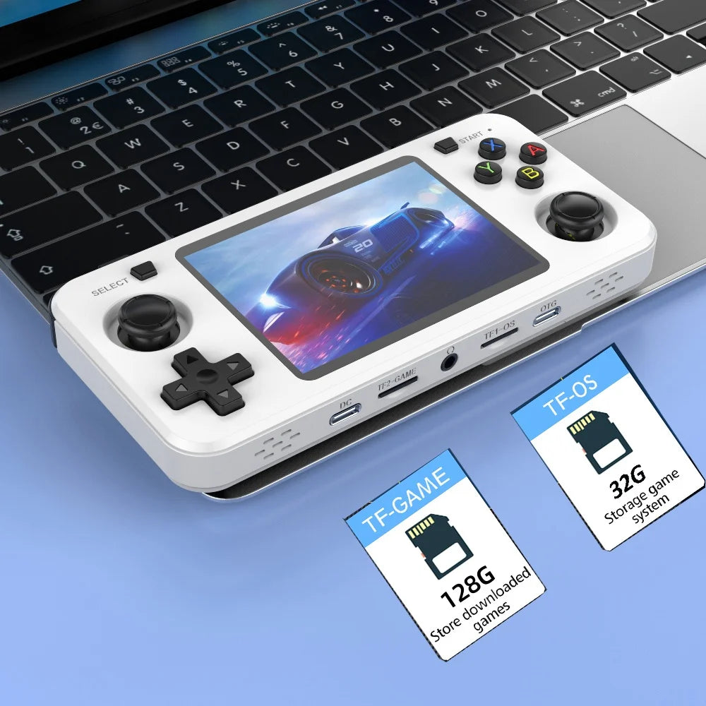 R36H Retro Handheld Console 3.5" IPS Screen 64GB Linux