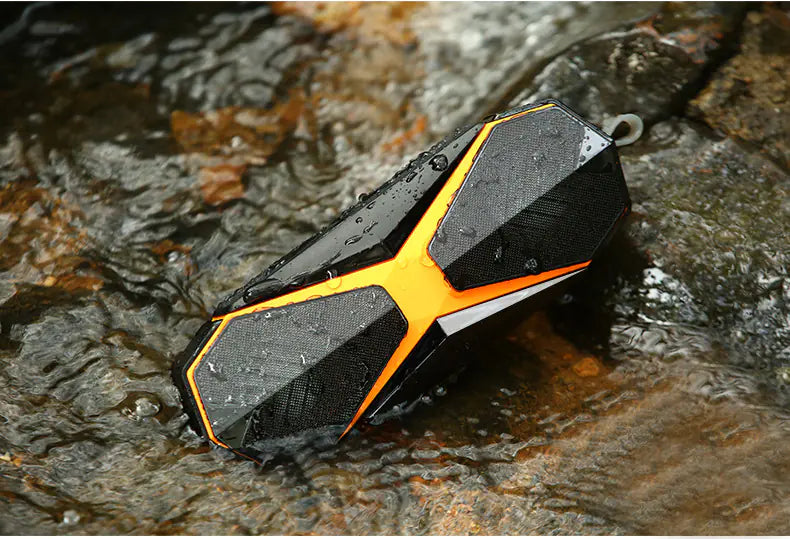 Waterproof Bluetooth Outdoor Speaker, IPX7 Mini Bass Box