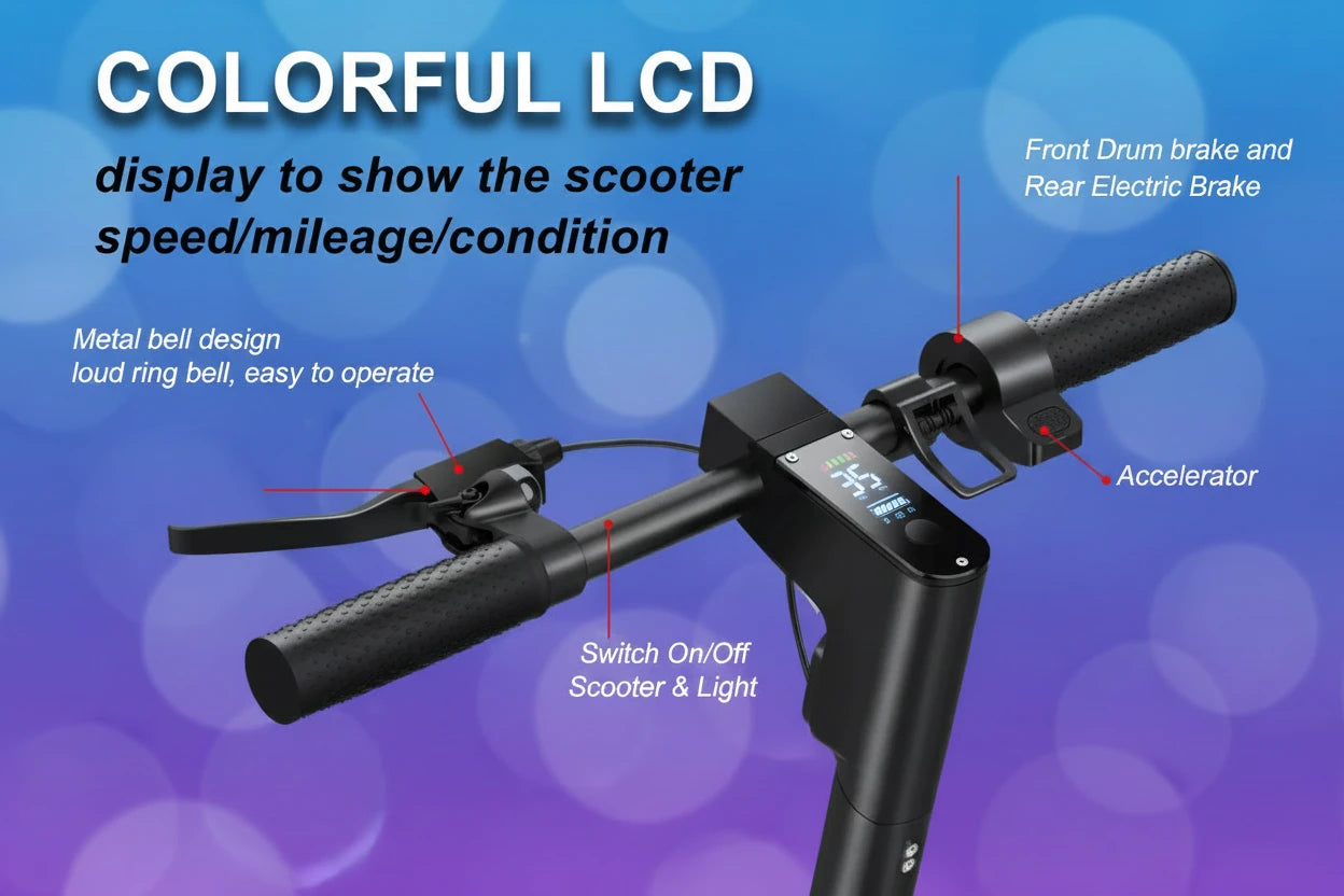 Alpha E-Rush 350 500W Electric Scooter 22MPH 28-Mile