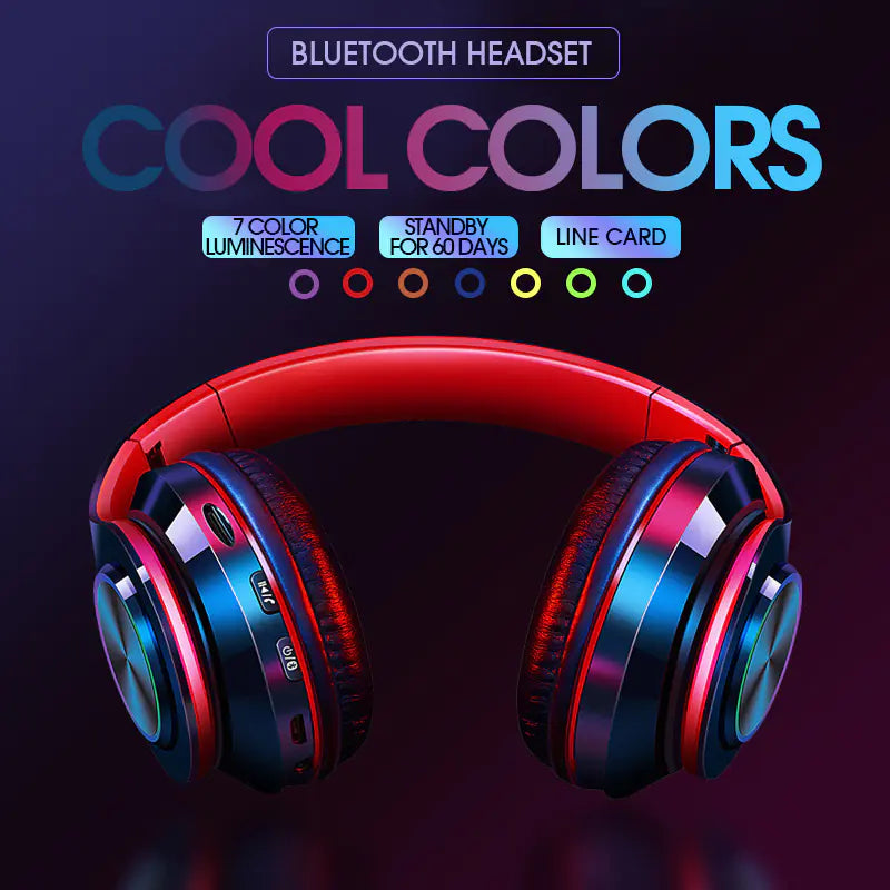 B39 Bluetooth Head-Mounted Folding Gaming Headset