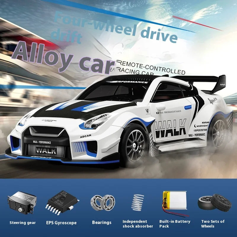 1/43 RC Drift Car 4WD ESP Gyro Metal Body