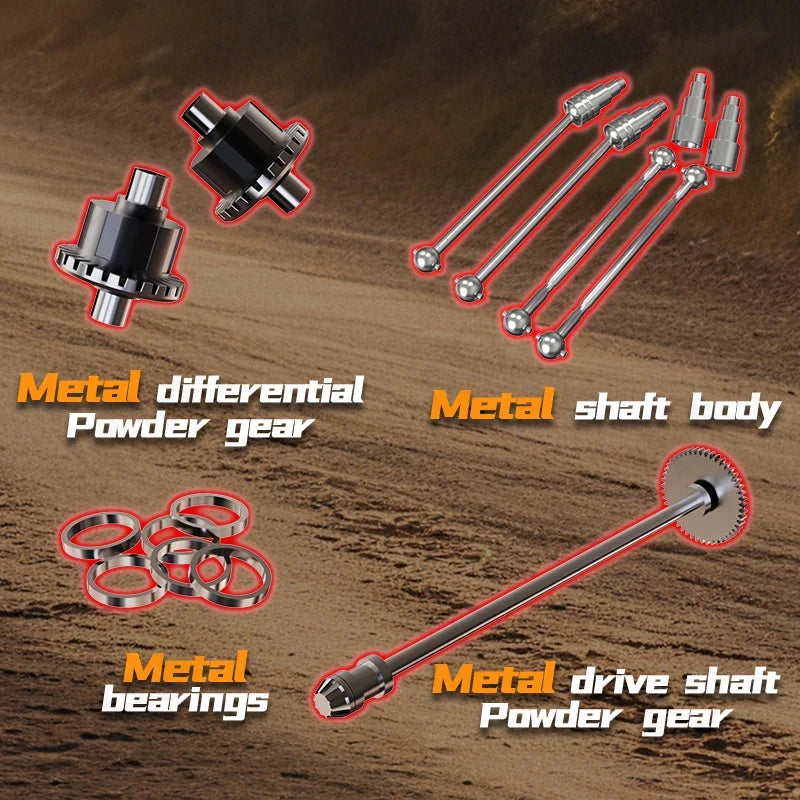 9522PRO 1:16 High-Speed 85KM/H RC Off-Road Drift Car