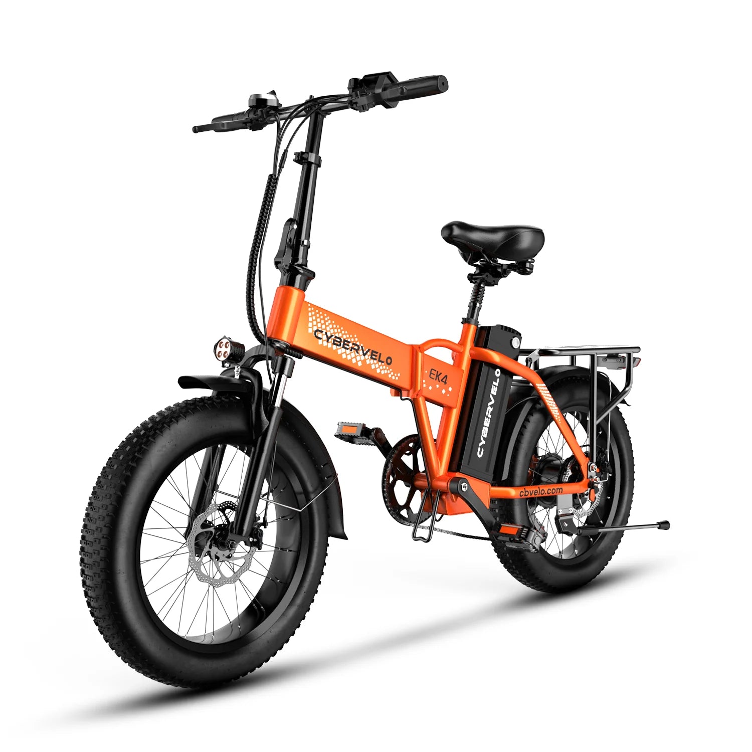 Cybervelo MARS700 1000W Folding Electric Bike – 28MPH, 80-Mile Range