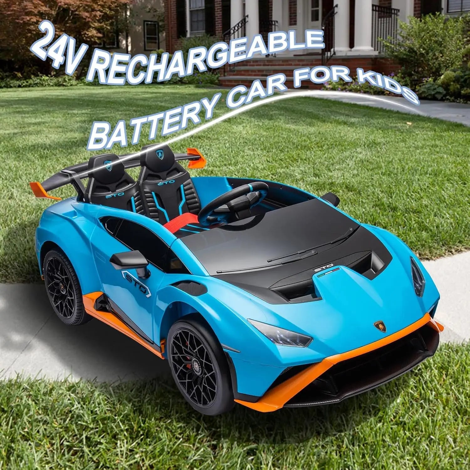 24V Kids Ride-On Lamborghini Electric Car with Remote Control