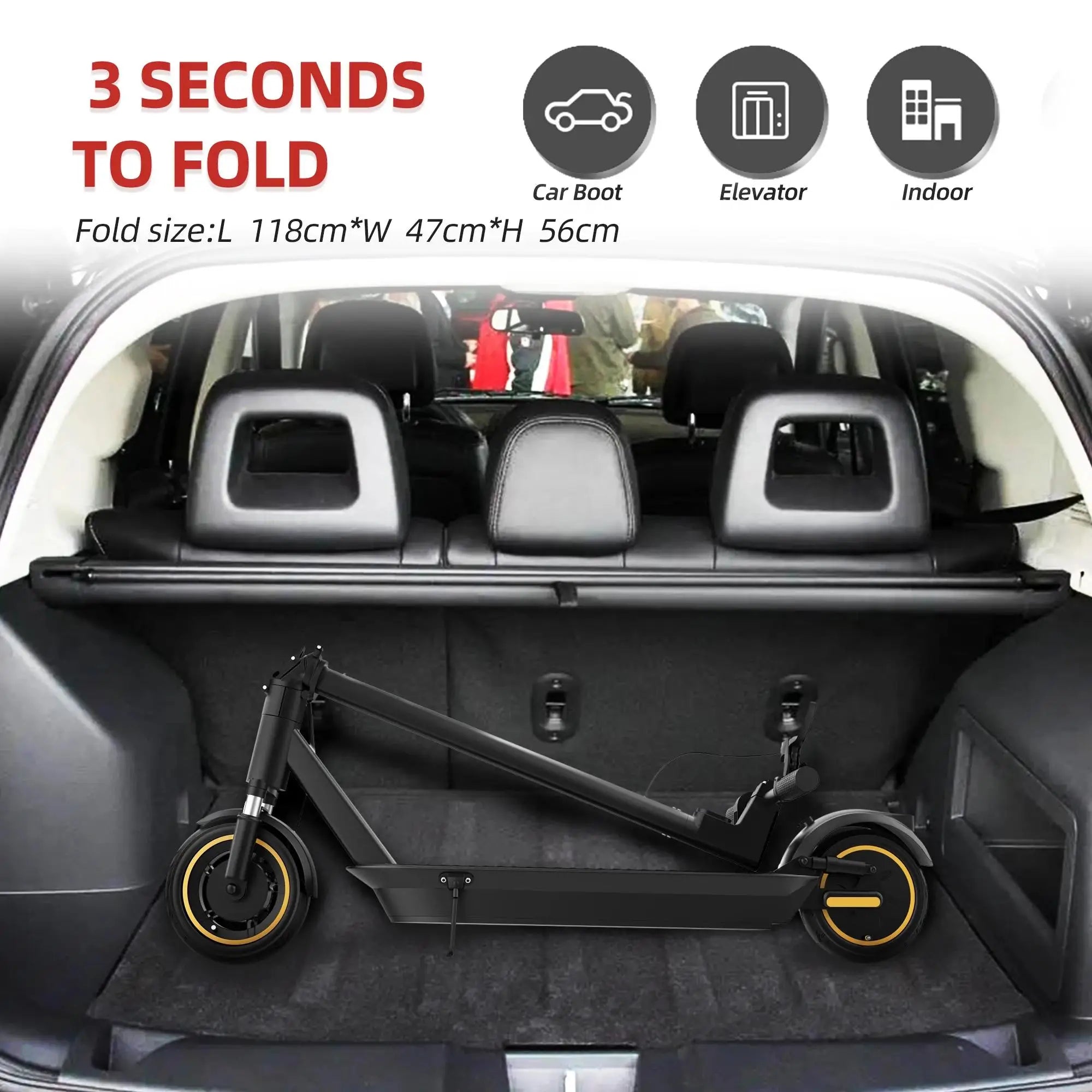 AOVOPRO ESMAX 500W Electric Scooter 22MPH 28-Mile