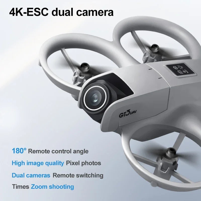 2026 DWI GT3 Mini RC Drone 8K GPS Camera with LED Lights