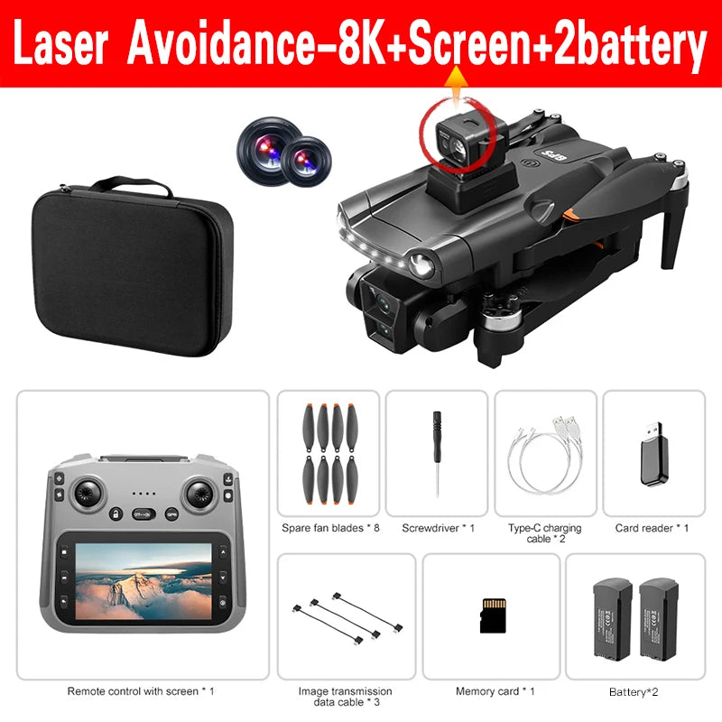 Xiaomi V198 GPS MAX Drone 8K HD Camera 5G WiFi