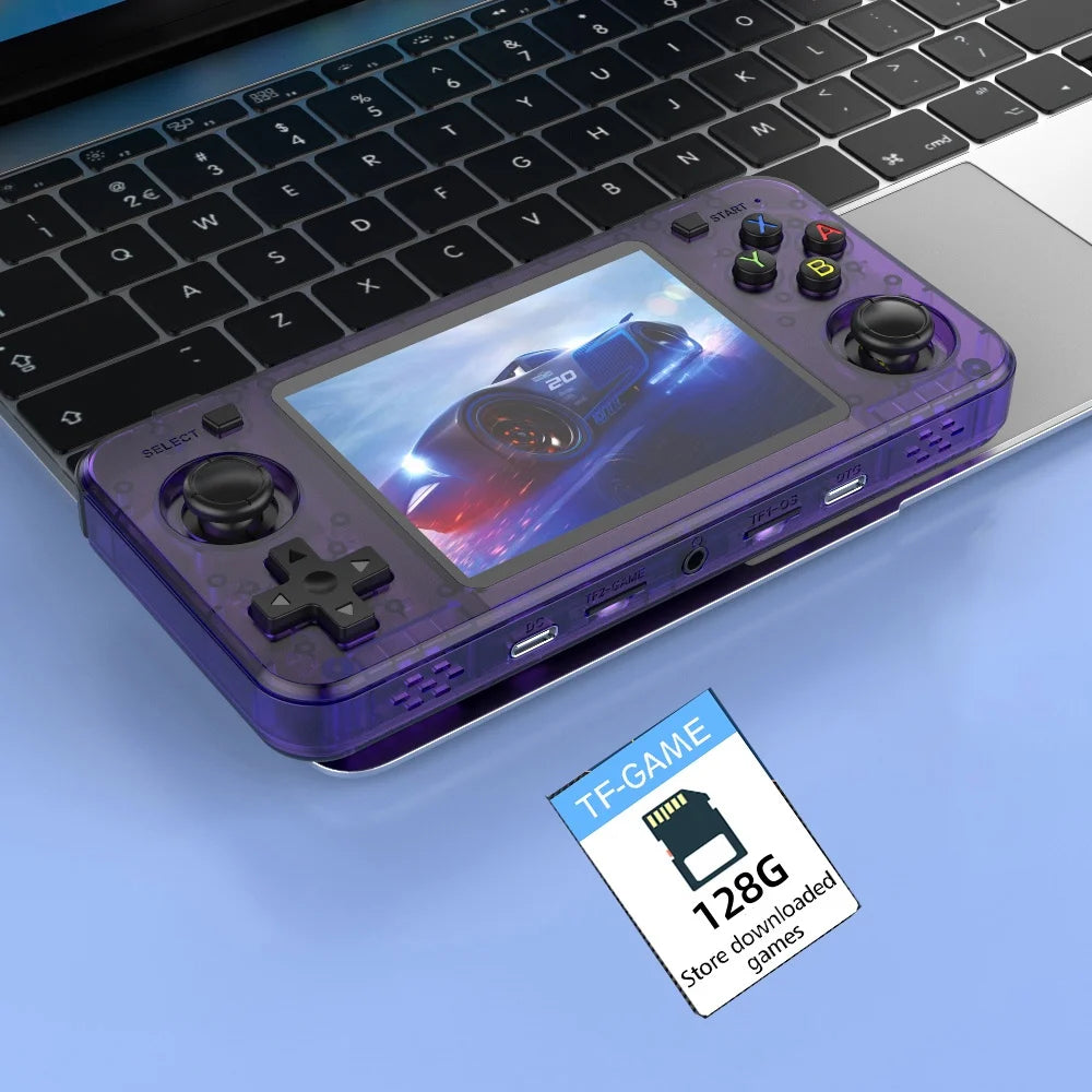 R36H Retro Handheld Console 3.5" IPS Screen 64GB Linux