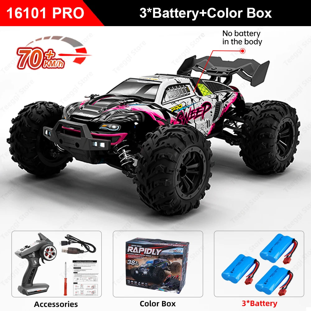 Teeggi 16101 PRO 1:16 70KM/H 4WD RC Monster Truck