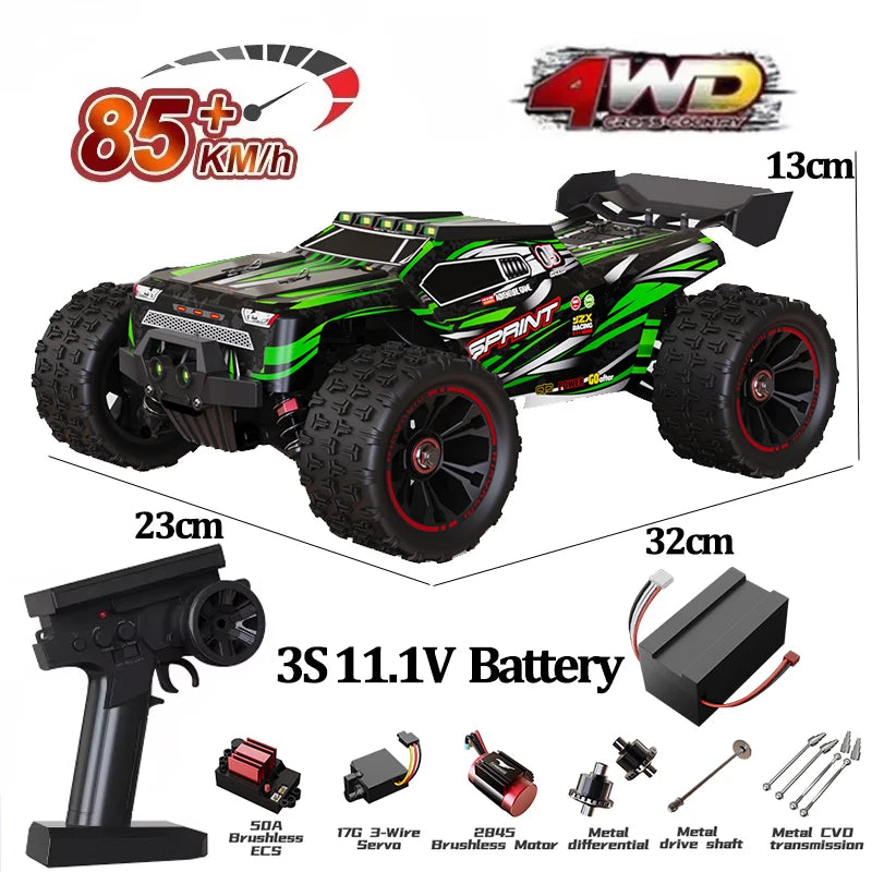 9522PRO 1:16 High-Speed 85KM/H RC Off-Road Drift Car