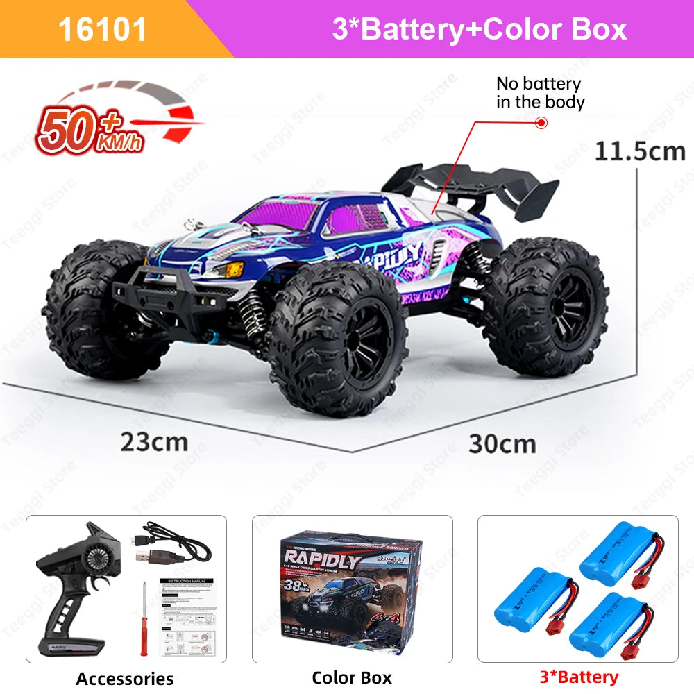 Teeggi 16101 PRO 1:16 70KM/H 4WD RC Monster Truck