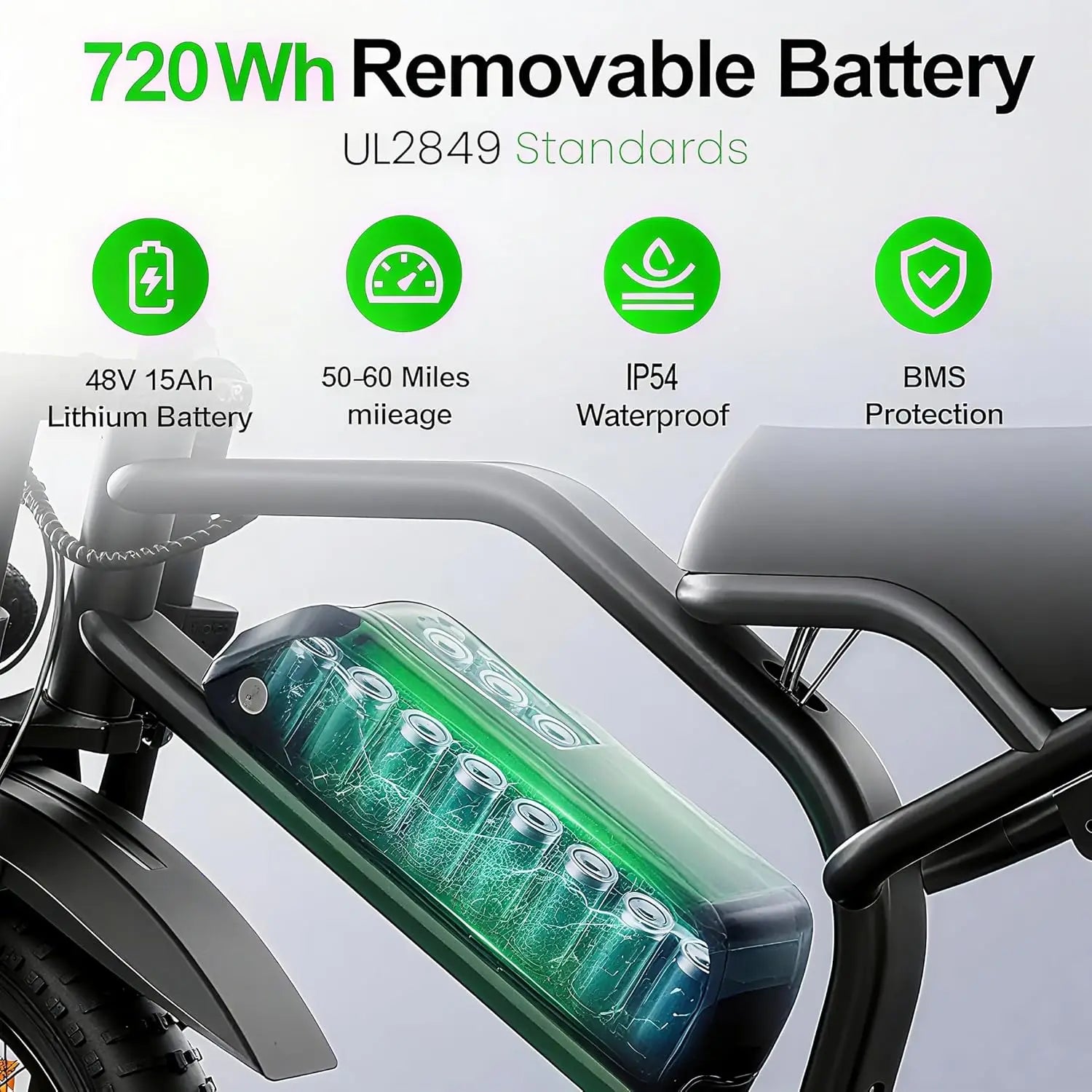 Electric Bike for Adults & Teens – 750W Motor, 48V Battery